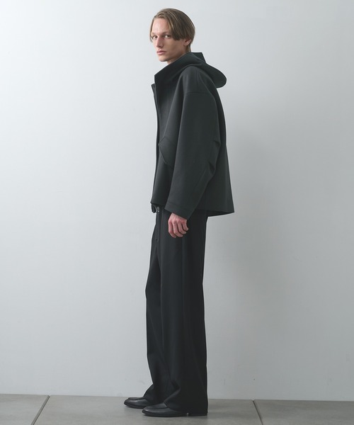 studious ディープツイルコンパクトショートモッズ STUDIOUS】S140ウールメルトンショートモッズ（モッズコート