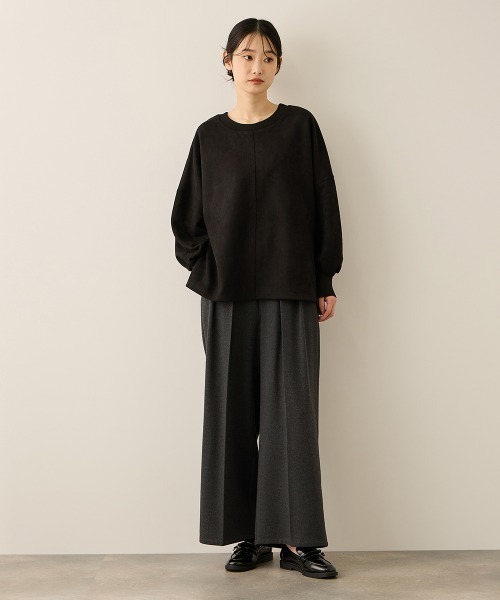 ketty(ケティ)の「ウールライクストレッチ2タックパンツ≪手洗い可能≫(その他パンツ・レディース・ダークネイビー/ダークグレー・M)」の17枚目の写真