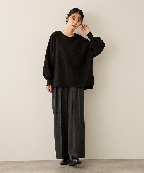 ketty(ケティ)の「ウールライクストレッチ2タックパンツ≪手洗い可能≫(その他パンツ・レディース・ダークネイビー/ダークグレー・M)」の18枚目の写真