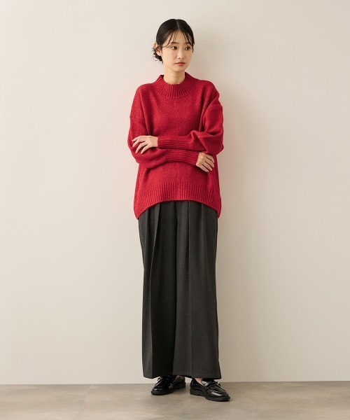 ketty(ケティ)の「ウールライクストレッチ2タックパンツ≪手洗い可能≫(その他パンツ・レディース・ダークネイビー/ダークグレー・M)」の20枚目の写真