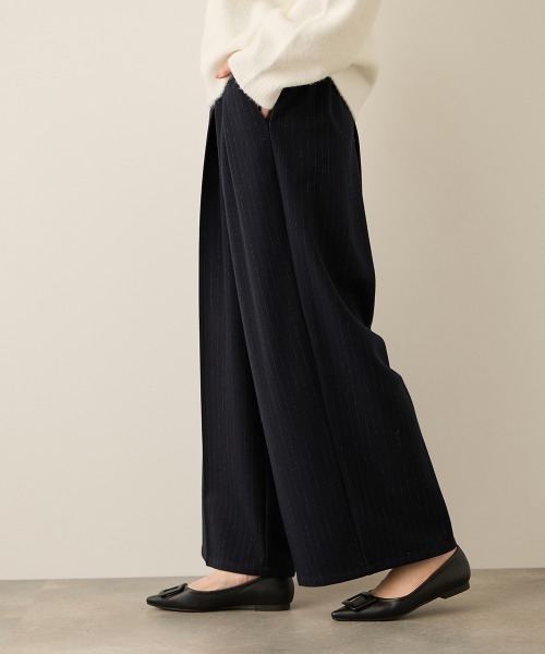 ketty(ケティ)の「ウールライクストレッチ2タックパンツ≪手洗い可能≫(その他パンツ・レディース・ダークネイビー/ダークグレー・M)」の10枚目の写真