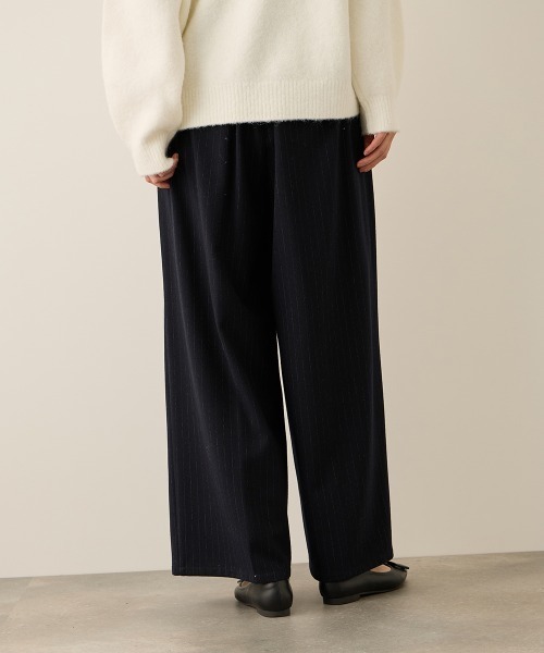 ketty(ケティ)の「ウールライクストレッチ2タックパンツ≪手洗い可能≫(その他パンツ・レディース・ダークネイビー/ダークグレー・M)」の11枚目の写真