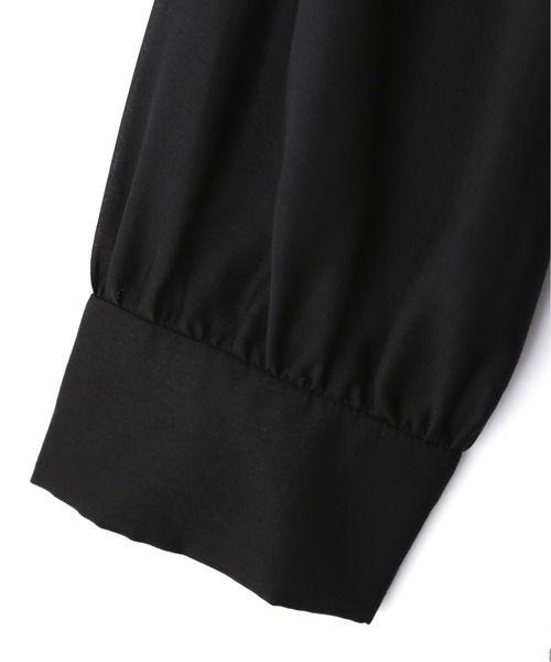 JILL by JILL STUART(ジルバイジルスチュアート)の「◇ ブラウスドッキングツィードワンピース(ワンピース・レディース・ネイビー/ホワイト・SMALL/MEDIUM)」の10枚目の写真