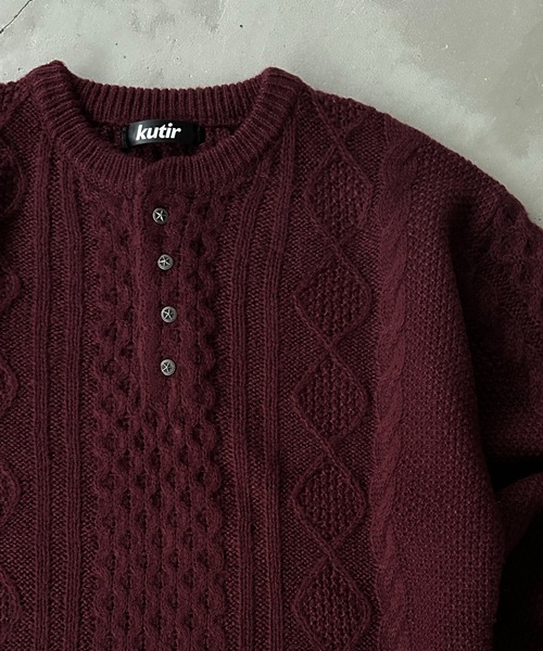   ニット WEB限定カラー]ホールガーメント(R)ドルマンスリーブニット(7分袖