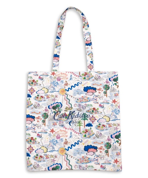 Cath Kidston（キャスキッドソン）の「トートバッグ（トートバッグ・レディース・ピンク/ブラック/アイボリー/イエロー/ネイビー/グリーン/レッド/ライトピンク/ブルー/サックスブルー/ホワイト×ブルー/ホワイト×ネイビー/ピンク系/アイボリー系/ピンクベージュ/ホワイト×ピンク/ブラックミックス/ホワイト×ライトピンク・FREE）」の3枚目の写真