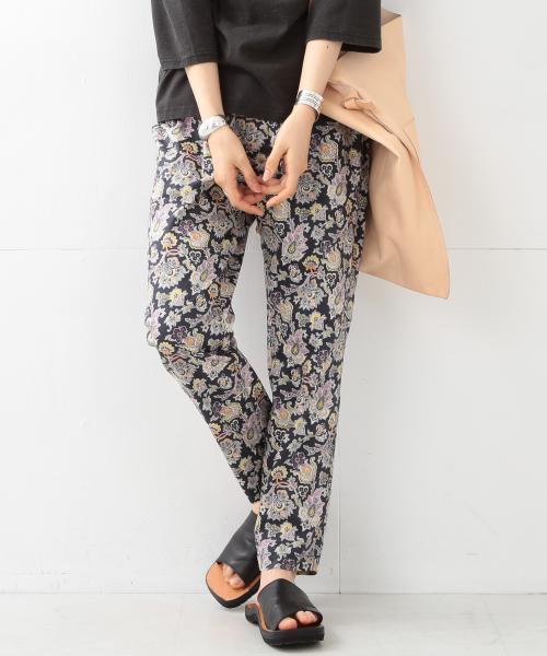 BEAMS BOY（ビームスボーイ）の「BEAMS BOY / リバティ スラックス イージーパンツ（その他パンツ・レディース・チャコールグレー/ネイビー・ONE SIZE）」の2枚目の写真