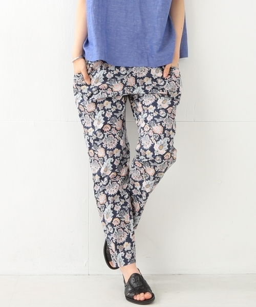 BEAMS BOY（ビームスボーイ）の「BEAMS BOY / リバティ スラックス イージーパンツ（その他パンツ・レディース・チャコールグレー/ネイビー・ONE SIZE）」の9枚目の写真