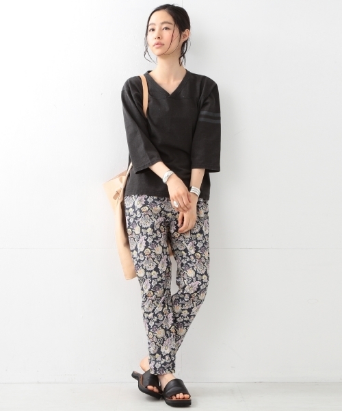 BEAMS BOY（ビームスボーイ）の「BEAMS BOY / リバティ スラックス イージーパンツ（その他パンツ・レディース・チャコールグレー/ネイビー・ONE SIZE）」の11枚目の写真