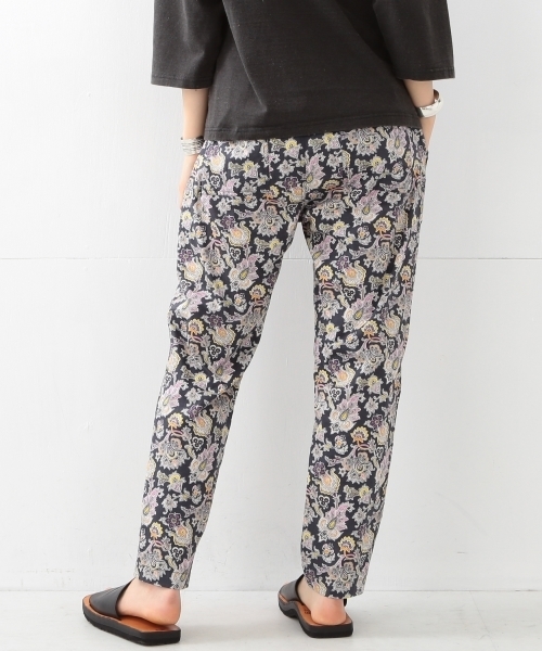 BEAMS BOY（ビームスボーイ）の「BEAMS BOY / リバティ スラックス イージーパンツ（その他パンツ・レディース・チャコールグレー/ネイビー・ONE SIZE）」の3枚目の写真