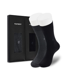 TOPBOY（トップボーイ）の「男性中足丈スーツ紳士ソックス2足セット（ソックス/靴下）」