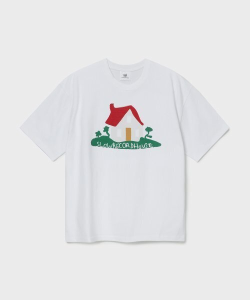 SLOW RECORD HOUSE(スローレコードハウス)の「ハウス 半袖Tシャツ_ホワイト(Tシャツ/カットソー・レディース・その他・LARGE)」の2枚目の写真
