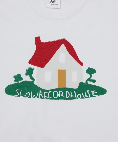 SLOW RECORD HOUSE(スローレコードハウス)の「ハウス 半袖Tシャツ_ホワイト(Tシャツ/カットソー・レディース・その他・LARGE)」の4枚目の写真