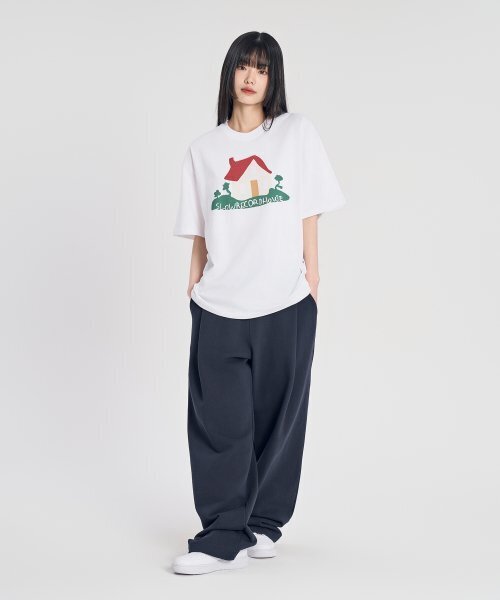 SLOW RECORD HOUSE(スローレコードハウス)の「ハウス 半袖Tシャツ_ホワイト(Tシャツ/カットソー・レディース・その他・LARGE)」の6枚目の写真