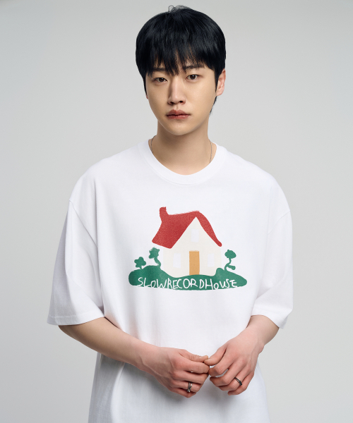 SLOW RECORD HOUSE(スローレコードハウス)の「ハウス 半袖Tシャツ_ホワイト(Tシャツ/カットソー・レディース・その他・LARGE)」の14枚目の写真