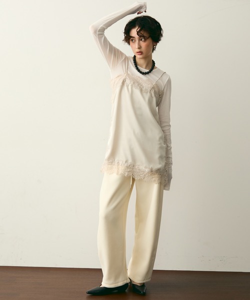 COMME des GARCONS コムコム 後加工ケミカルレースキャミソール COMME des GARCONS コムコム 後加工ケミカルレースキャミソール 追加2