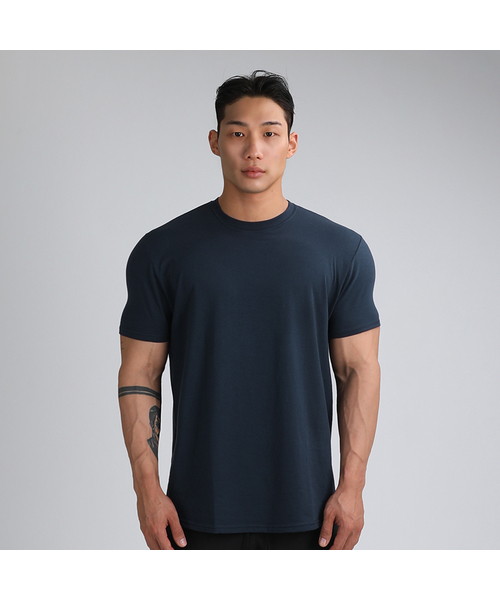 RVD(アールブイディー)の「無地モーダルマッスルフィット半袖Tシャツ(ディープブルーグリーン)(Tシャツ/カットソー・メンズ・その他・LARGE/X-LARGE/2XL)」の1枚目の写真