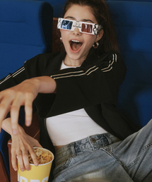 MALOUPE（マロップ）の「6103 ストレッチジップアップジャケット (ブラック)（その他アウター）」