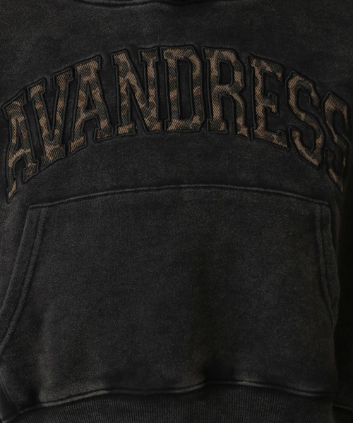 AVANDRESS(アバンドレス )の「AVANDRESS/レオパードロゴフーディ―(スウェット・レディース・ブラック・SMALL)」の10枚目の写真