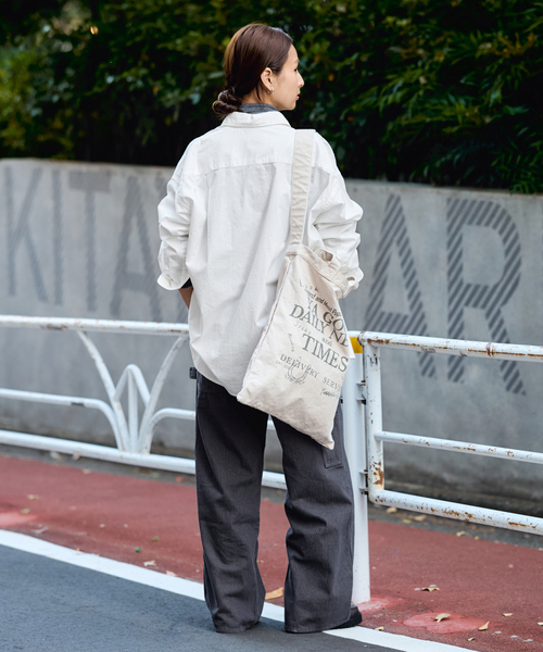 PAYDAY（ペイデイ）の「PAYDAY/ペイデイ 別注レイヤードヒッコリーパンツ（その他パンツ・レディース・ブルー/スミクロ・36/38）」の10枚目の写真