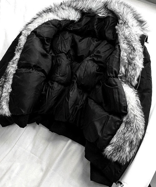 COSYHARU（コシハル）の「ファードッキングディープブラックブルゾン（ブルゾン・メンズ・ブラック・MEDIUM/LARGE）」の15枚目の写真