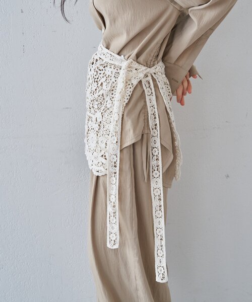 SHENERY（シーナリー）の「レースショール（ストール/ショール・レディース・ホワイト/ブラック・FREE）」の13枚目の写真