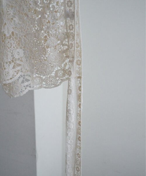 SHENERY（シーナリー）の「レースショール（ストール/ショール・レディース・ホワイト/ブラック・FREE）」の14枚目の写真