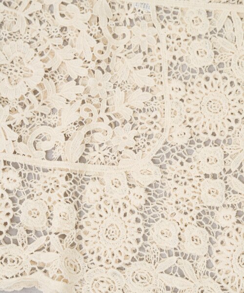 SHENERY（シーナリー）の「レースショール（ストール/ショール・レディース・ホワイト/ブラック・FREE）」の16枚目の写真