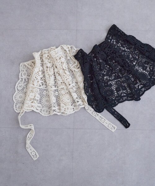 SHENERY（シーナリー）の「レースショール（ストール/ショール・レディース・ホワイト/ブラック・FREE）」の17枚目の写真
