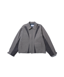 EYEUNDERSTAND（アイアンダスタンド）の「Wedge Line Jacket (Tan Beige)（ナイロンジャケット）」