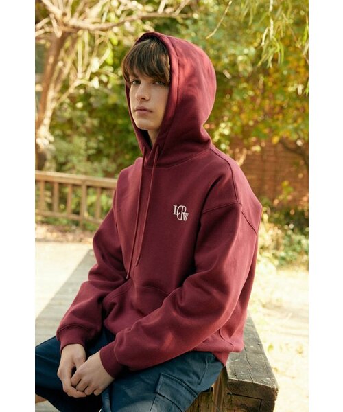 LEADRAW（リドロウ）の「A Hoody _ Burgundy（パーカー・レディース・その他・MEDIUM/LARGE/X-LARGE）」の2枚目の写真
