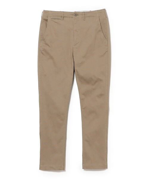 BEAMS（ビームス）の「コットンピケ ストレッチ テーパード パンツ【スリムフィット】（チノパンツ・メンズ・ブラック系その他3/チャコールグレー/ベージュ/ネイビー・M/L/XL/S）」の3枚目の写真