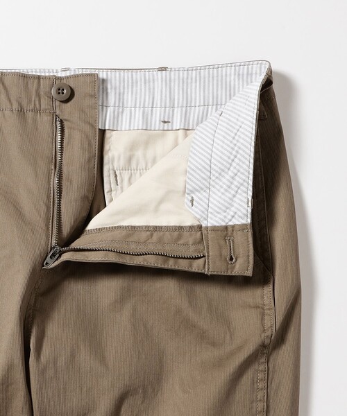 BEAMS（ビームス）の「コットンピケ ストレッチ テーパード パンツ【スリムフィット】（チノパンツ・メンズ・ブラック系その他3/チャコールグレー/ベージュ/ネイビー・M/L/XL/S）」の20枚目の写真