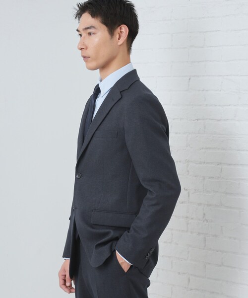 THE SHOP TK (ザ ショップ ティーケー )の「【セットアップ可/防シワ/洗濯機OK】AVANT WOOLYグレンチェックジャケット(テーラードジャケット・メンズ・グレー系1/ネイビー系1・01/02/03/04)」の13枚目の写真
