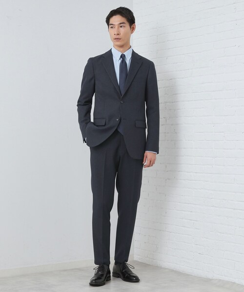 THE SHOP TK (ザ ショップ ティーケー )の「【セットアップ可/防シワ/洗濯機OK】AVANT WOOLYグレンチェックジャケット(テーラードジャケット・メンズ・グレー系1/ネイビー系1・01/02/03/04)」の15枚目の写真