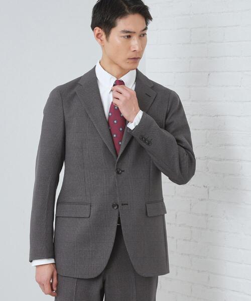 THE SHOP TK (ザ ショップ ティーケー )の「【セットアップ可/防シワ/洗濯機OK】AVANT WOOLYグレンチェックジャケット(テーラードジャケット・メンズ・グレー系1/ネイビー系1・01/02/03/04)」の17枚目の写真