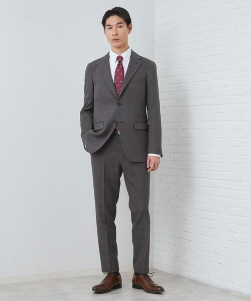 THE SHOP TK (ザ ショップ ティーケー )の「【セットアップ可/防シワ/洗濯機OK】AVANT WOOLYグレンチェックジャケット(テーラードジャケット・メンズ・グレー系1/ネイビー系1・01/02/03/04)」の20枚目の写真