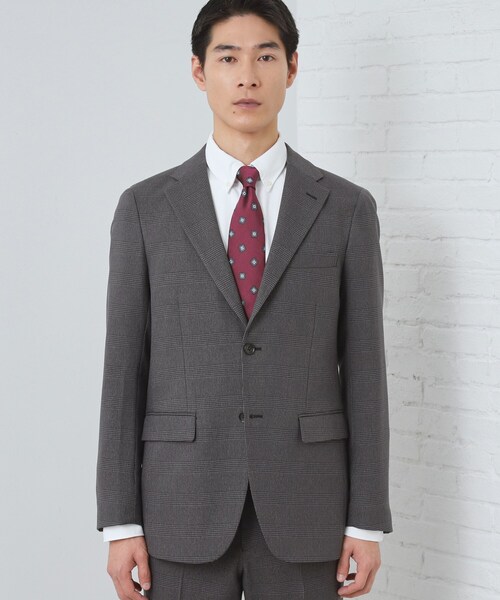 THE SHOP TK (ザ ショップ ティーケー )の「【セットアップ可/防シワ/洗濯機OK】AVANT WOOLYグレンチェックジャケット(テーラードジャケット・メンズ・グレー系1/ネイビー系1・01/02/03/04)」の22枚目の写真