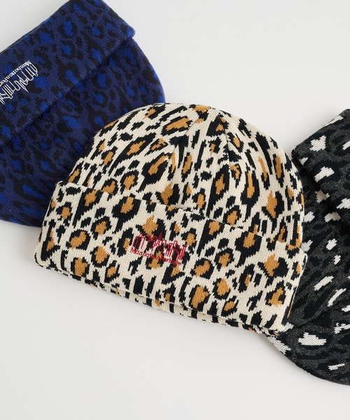 Manhattan Portage】マンハッタンポーテージ LEOPARD JACQUARD KNIT