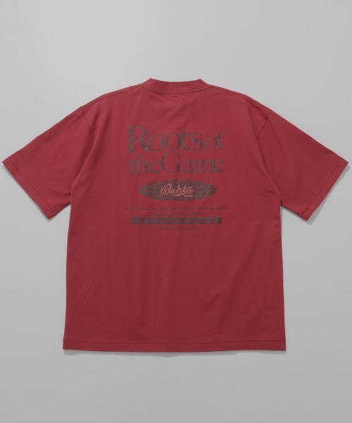 Bukta(バクタ)の「PT半袖T(ROOTS)(Tシャツ/カットソー・メンズ・ブラック/グリーン/ワインレッド/オフホワイト・X-LARGE/LARGE/MEDIUM)」の4枚目の写真