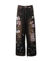 Maison MIHARA YASUHIRO（メゾンミハラヤスヒロ）の「Embellished Sticker Denim Pants（デニムパンツ）」