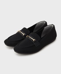 OPAQUE.CLIP | スクエアトゥニットローファー(その他シューズ)