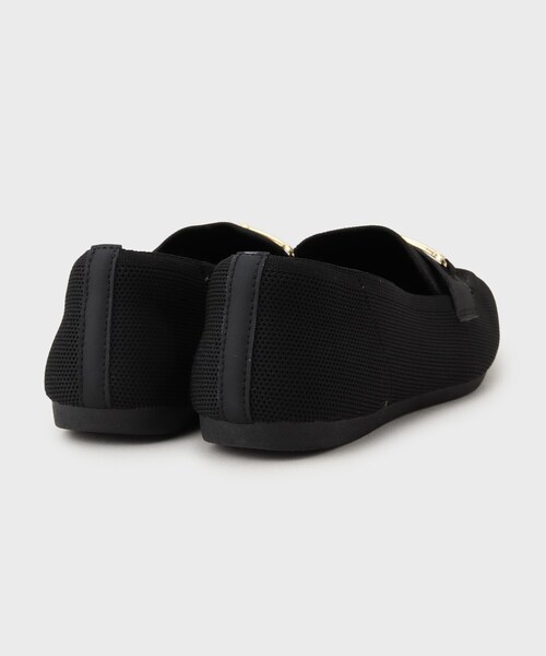 OPAQUE.CLIP（オペークドットクリップ）の「スクエアトゥニットローファー（その他シューズ・レディース・ブラウン系その他/ブラック・01/02/03）」の6枚目の写真