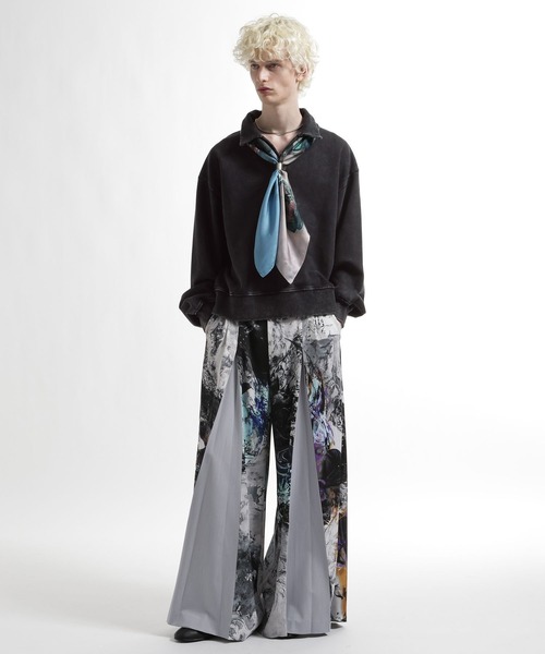 HARE（ハレ）の「スキッパースウェット by MAO KAWASAKI(HARE)（スウェット・メンズ・ブラック/ブラック系その他・FREE）」の21枚目の写真