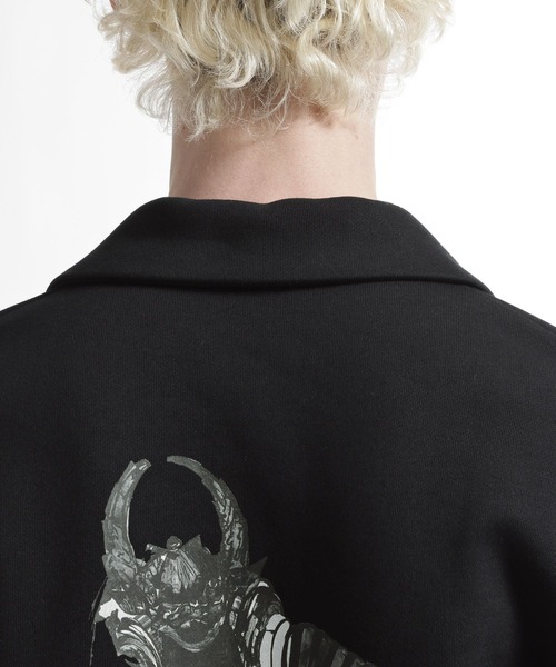 HARE（ハレ）の「スキッパースウェット by MAO KAWASAKI(HARE)（スウェット・メンズ・ブラック/ブラック系その他・FREE）」の15枚目の写真