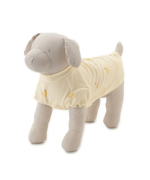 gelato pique(ジェラートピケ)の「【CAT&DOG】フルーツ柄ワッフルカットソープルオーバー(リード/ハーネス/首輪・レディース・ピンク/ミント/イエロー・S/M/L)」の11枚目の写真