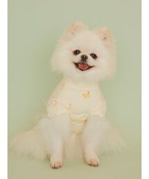 gelato pique（ジェラートピケ）の「【CAT&DOG】フルーツ柄ワッフルカットソープルオーバー（リード/ハーネス/首輪）」