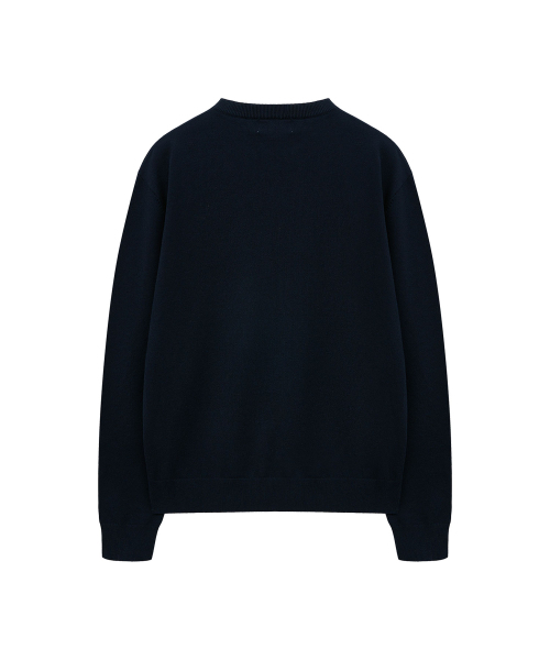 Big Unionの「クラシッククルーネックニット(ネイビー)(ニット/セーター・メンズ・その他・S/M/L)」の3枚目の写真