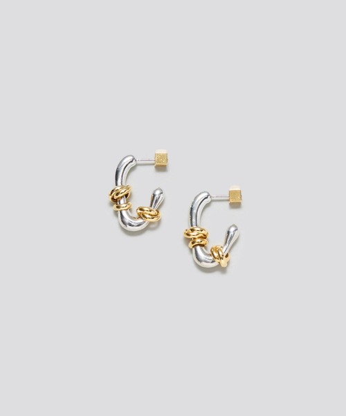 LAPUIS（ラピュイ）の「[LAPUIS/ラピュイ] Flow coil ピアス（ピアス（両耳用）・レディース・マルチ・ONE SIZE）」の3枚目の写真