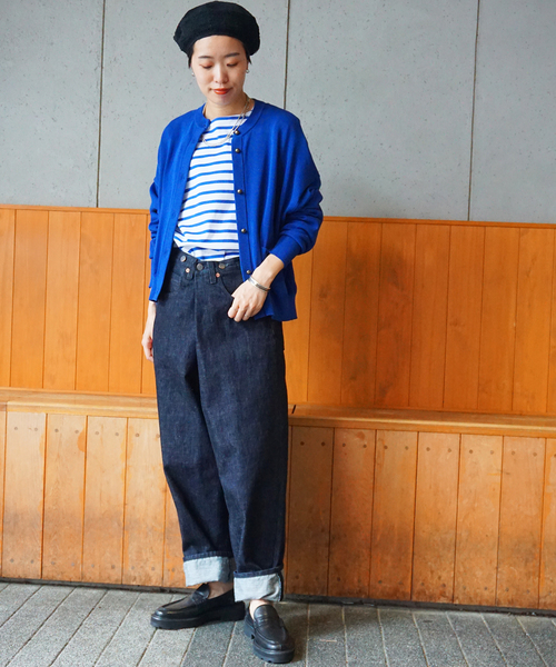 JOURNAL STANDARD LUXE（ジャーナルスタンダード　ラックス）の「13.5OZデニムクロスオーバー5PK（デニムパンツ・レディース・ネイビー・FREE）」の8枚目の写真