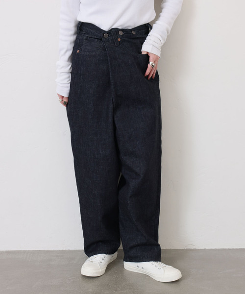 JOURNAL STANDARD LUXE（ジャーナルスタンダード　ラックス）の「13.5OZデニムクロスオーバー5PK（デニムパンツ・レディース・ネイビー・FREE）」の9枚目の写真